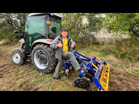 Видео: Дискую цілник АГД 1,6 м Дискує як по маслу, гарбузи доходять, копаємо малину #оптиміст