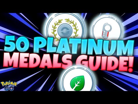 Видео: КАК ПОЛУЧИТЬ ВСЕ ПЛАТИНОВЫЕ МЕДАЛИ В Pokémon GO!! Получите 50 платиновых медалей за 80-й уровень!