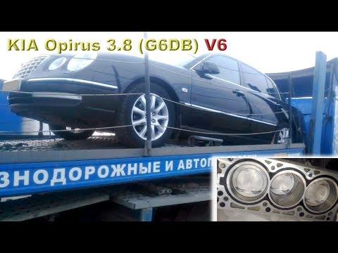 Видео: KIA Opirus 3.8 (G6DB) - Капиталка-"попадалово" корейского V6