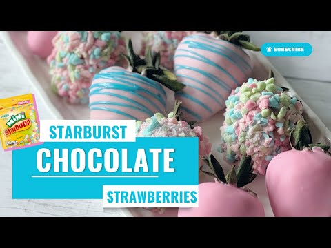 Видео: Как приготовить шоколадную клубнику Starburst