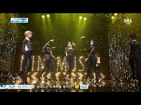 Видео: Девять муз (9 муз) [WILD] @SBS Inkigayo Популярная песня 20130519