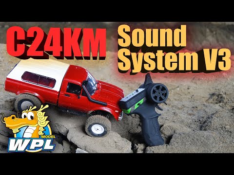 Видео: Обкатываем WPL C24KM. Тесты Аппаратуры WPL Sound System v3