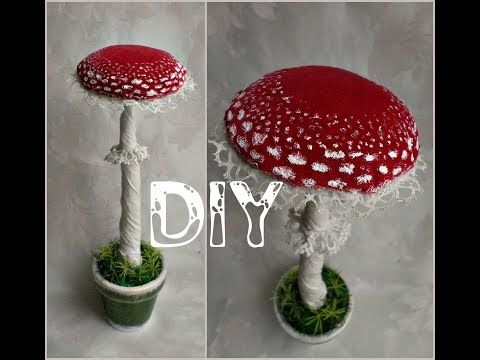 Видео: Мухомор текстильный\Мастер-класс
