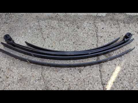 Видео: Усиленные листы рессор Газель