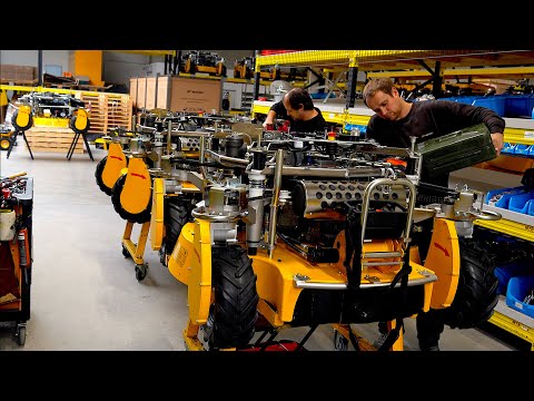 Видео: SPIDER – газонокосилки с дистанционным управлением для стрижки газонов на экстремальных склонах!