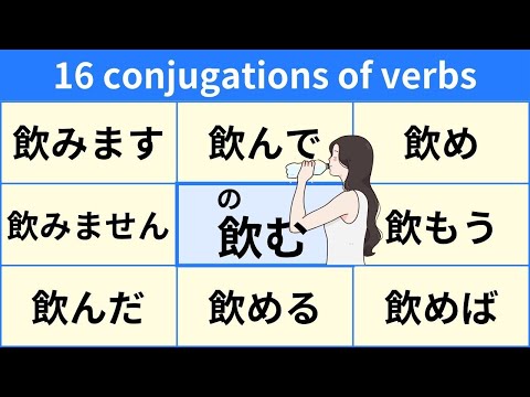 Видео: 16 форм спряжения 10 часто используемых японских глаголов
