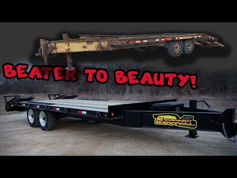 Видео: Невероятная реставрация прицепа для оборудования