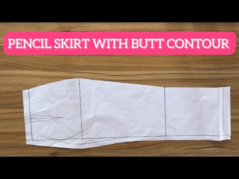 Видео: Выкройка юбки-карандаш | Приталенная юбка | Контур ягодиц | Cilla Si