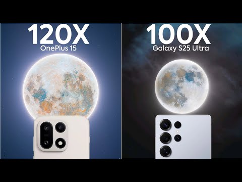 Видео: Сравнение тестов OnePlus 15 и Samsung S25 Ultra Live Zoom