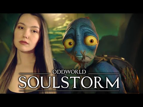 Видео: 👽 ODDWORLD SOULSTORM - ОЧЕНЬ СЛОЖНО (3) 👽 Обзор и Полное прохождение на русском Стрим