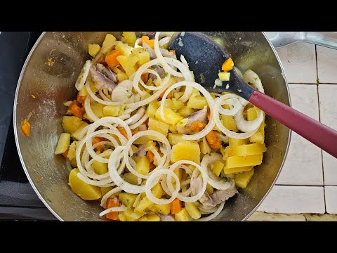 Видео: КАРТОФЕНА САЛАТА С РИБА !!!