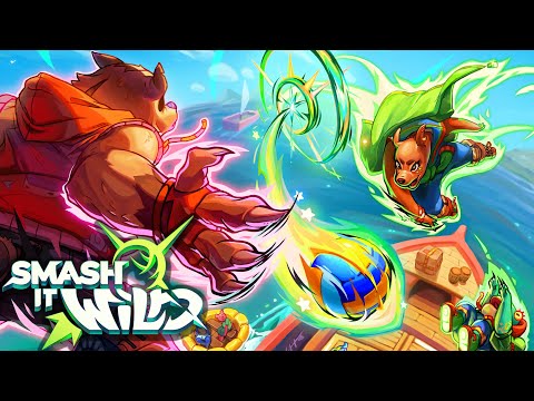 Видео: ЗВЕРСКИЙ РОГАЛИК ПРО ВОЛЕЙБОЛ - Smash it Wild - Demo