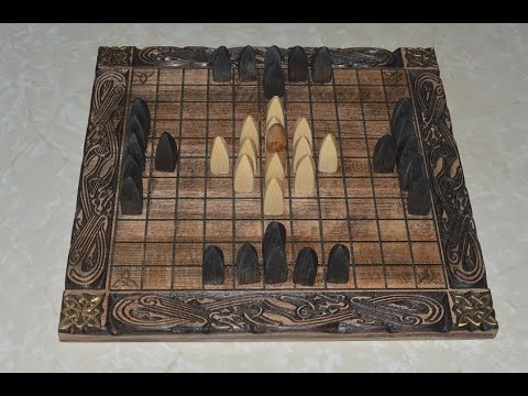 Видео: Хнефатафл. Правила игры. Hnefatafl Rules of the game.