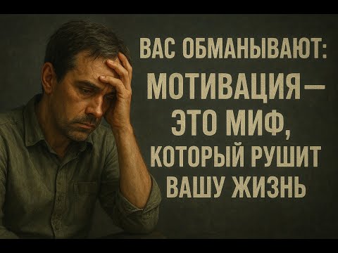 Видео: ВАС ОБМАНЫВАЮТ: МОТИВАЦИЯ — ЭТО МИФ, КОТОРЫЙ РУШИТ ВАШУ ЖИЗНЬ