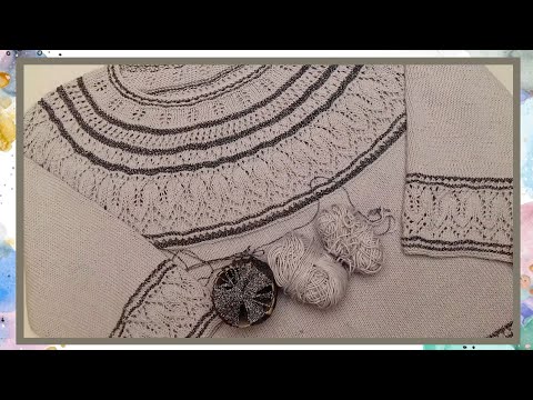 Видео: Готов Джемпер на Круглой Ажурной Кокетке/ Очень женственный и удобный, подойдет на любой возраст
