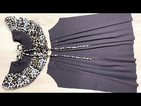 Видео: Детское платье с кокеткой Раскрой и пошив // Детское платье для детей 4-5 лет // Детское платье