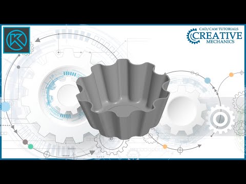 Видео: Форма для выпечки в Компас 3D