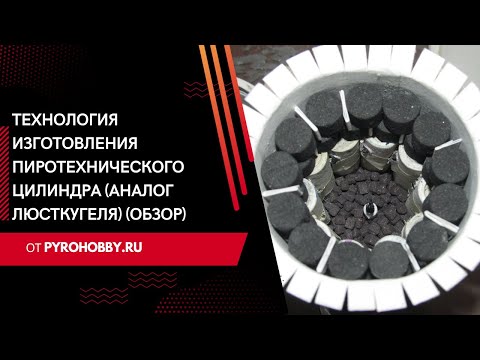 Видео: Технология изготовления пиротехнического цилиндра (аналог люсткугеля) (обзор)