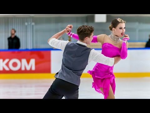 Видео: Жозефина Сербенюк и Андрей Вишневский. Танцы на льду. ПП, 1 сп р. г. Москва 