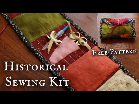 Видео: Изготовление исторического швейного набора «Домохозяйка» + бесплатная выкройка