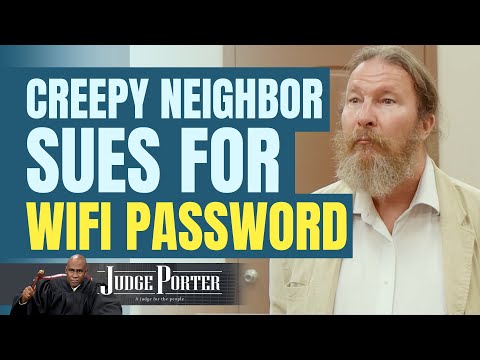 Видео: Жуткий сосед подал в суд из-за пароля от Wi-Fi
