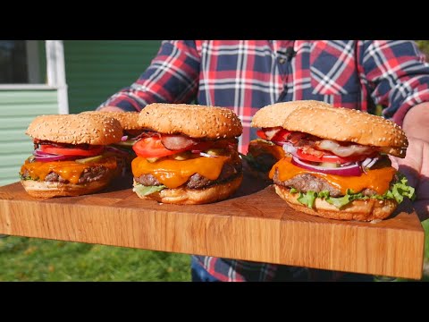 Видео: БУРГЕР НА УГЛЯХ. Рецепт клаccического домашнего гамбургера