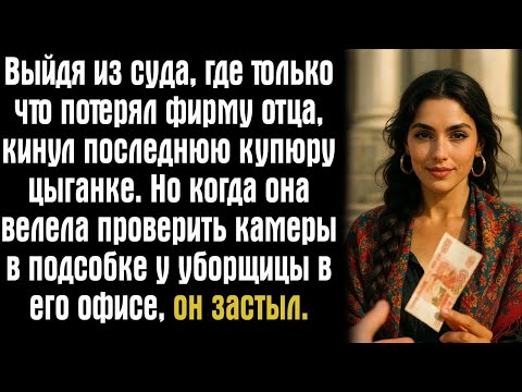 Видео: Выйдя из суда, где только что потерял фирму отца, кинул последнюю купюру цыганке. Но когда она...