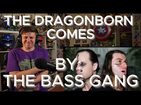 Видео: КАКОЙ ИДЕАЛЬНЫЙ МИКС!!!!!!! Слепая реакция на Bass Gang - The Dragonborn Comes при участии Vinny ...