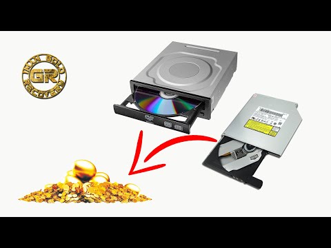 Видео: Восстановление золота с CD/DVD ROM | CD/DVD ROM Восстановление золота | Извлечение золота