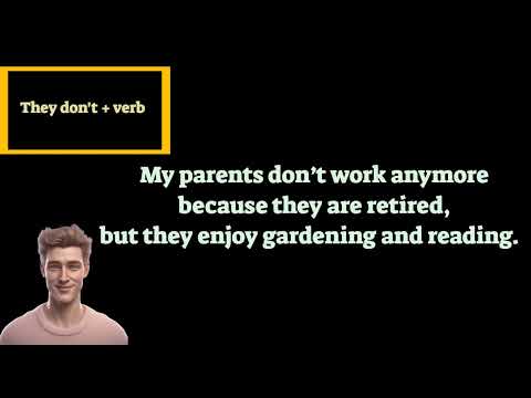 Видео: The Present Simple Tense -Настоящее простое время. (2 часть)