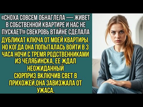Видео: Сноха совсем обнаглела — живет в собственной квартире и нас не пускает!
