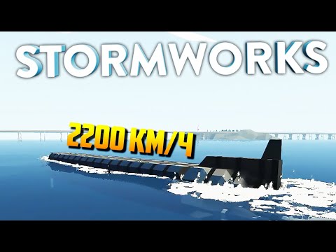 Видео: 2200 КМ/Ч ПОД ВОДОЙ! | Stormworks: Build and Rescue