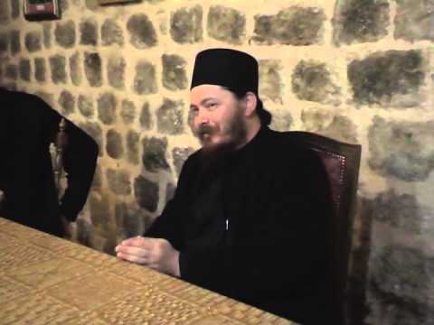 Видео: Јеромонах Доситеј Хиландарац-Бесједа у трпезарији-24.2.2013.