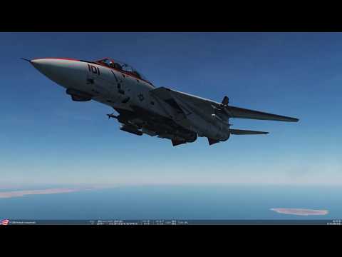 Видео: Применение вооружения воздух-земля на F-14B "Tomcat" в DCS World