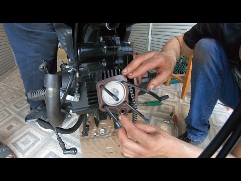 Видео: Меняю поршневую на Альфе с 50 на 110cc