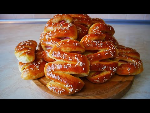 Видео: Булочки СЕРПАНТИН на завтрак, перерыв, к чаю, в школу!!!ВОЗДУШНЫЕ КАК ПУХ!!!