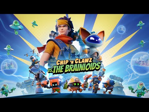 Видео: Chip 'n Clawz vs. The Brainioids - пробуем играть