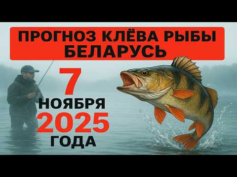 Видео: ПРОГНОЗ КЛЁВА в Беларуси на 7 ноября 2025 Бросай все и на рыбалку!
