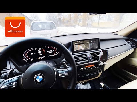 Видео: Цифровая панель приборов на BMW X5 E70 с AliExpress