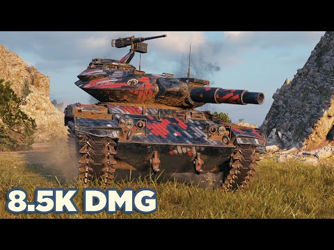Видео: T49 • 8.5К УРОНА 5 ФРАГОВ • WoT Gameplay