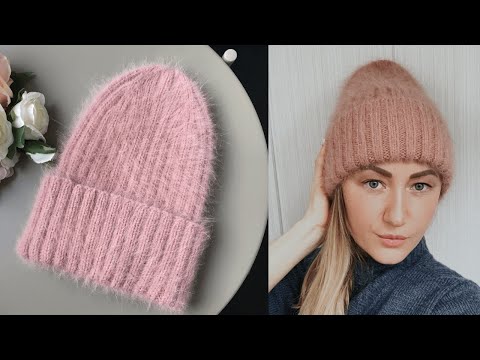 Видео: ЛИДЕР ПО ПРОДАЖАМ! ПОПУЛЯРНАЯ ЖЕНСКАЯ ШАПКА ИЗ ПУХА НОРКИ ! KNITTED HAT