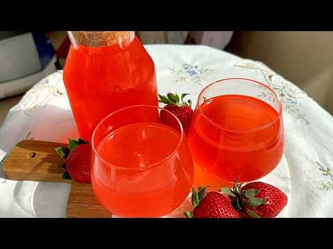 Видео: Клубничный Квас, который шипит как Газировка! Но в 100 раз полезнее