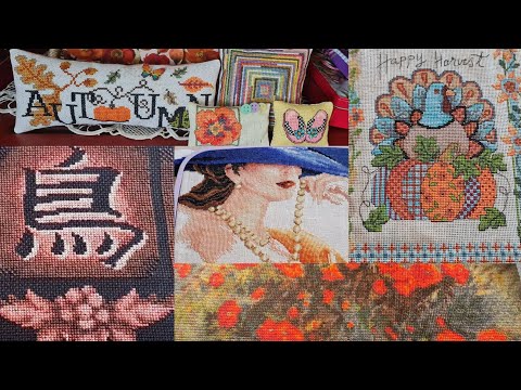 Видео: 134/2025. Вышивка крестиком. С чего начинается осень: финиши, старты, процессы🍁🍁🍁