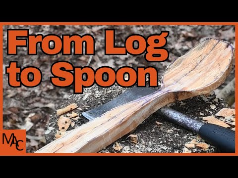 Видео: Искусство вырезания ложек: реальные приемы работы топором.