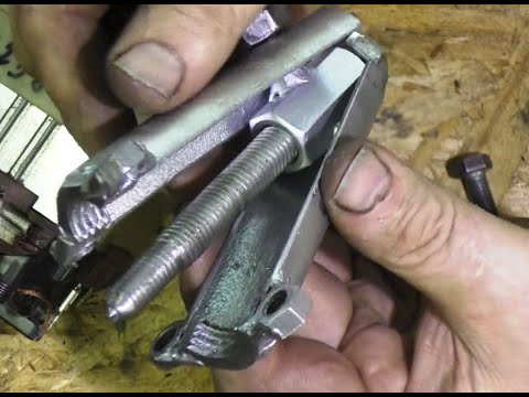 Видео: Новый съёмник шкивов электромоторов газонокосилок и стиральных машин, своими руками