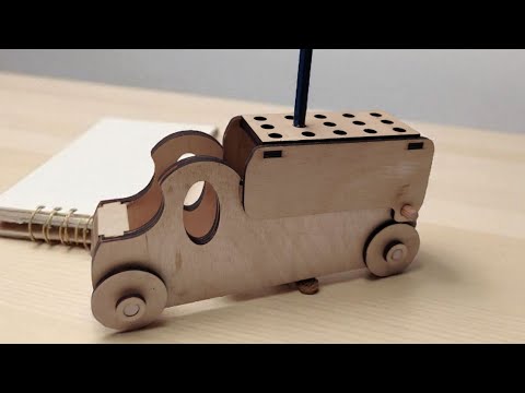 Видео: Дървена играчка за сглобяване от Работилница на двора. 3D пъзел 