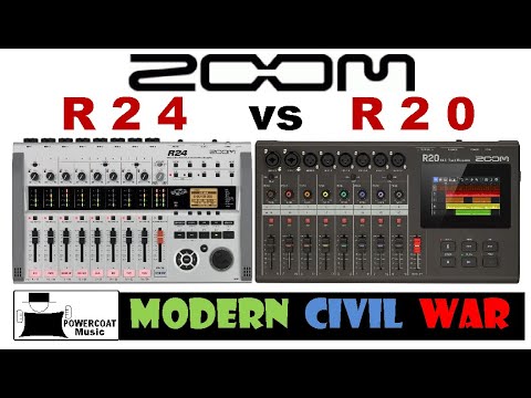 Видео: ZOOM R24 против ZOOM R20