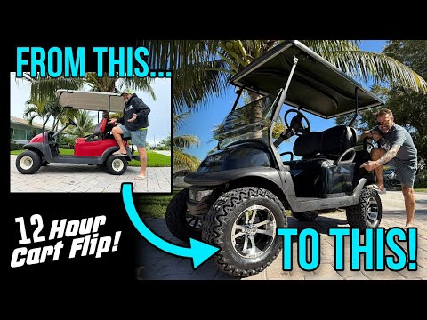 Видео: EP59 — 12-часовое переворачивание гольф-кара. Мы превратили прецедент Gas Club Car из хлама в кру...