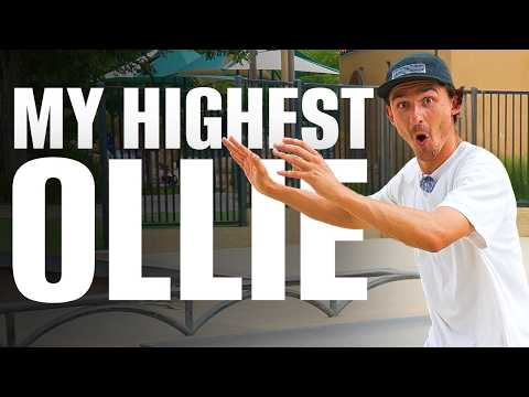 Видео: Мой самый высокий олли в жизни — чему я научился