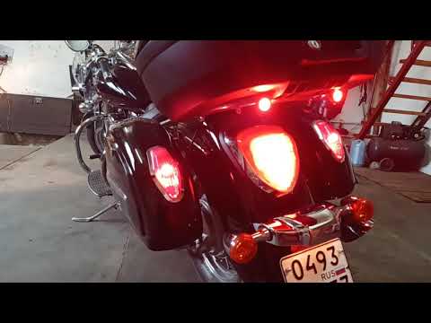 Видео: Круизер Suzuki Intruder C800. Доработка в гаражных условиях.